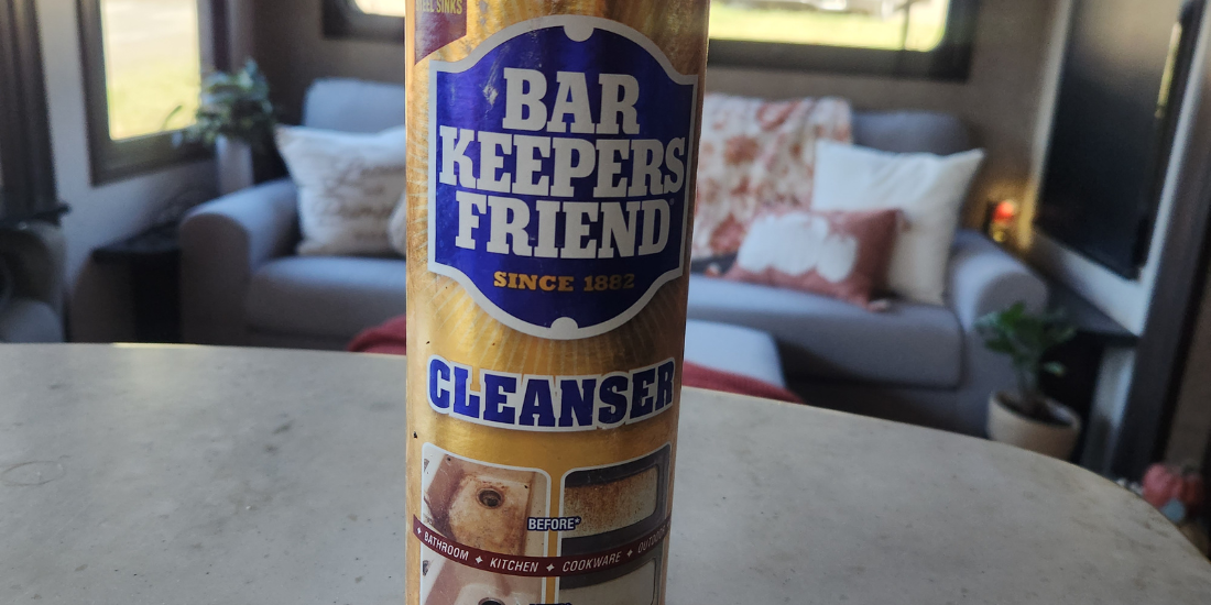 Use Bar Keepers Friend to Get Stains out of Coffee Mugs