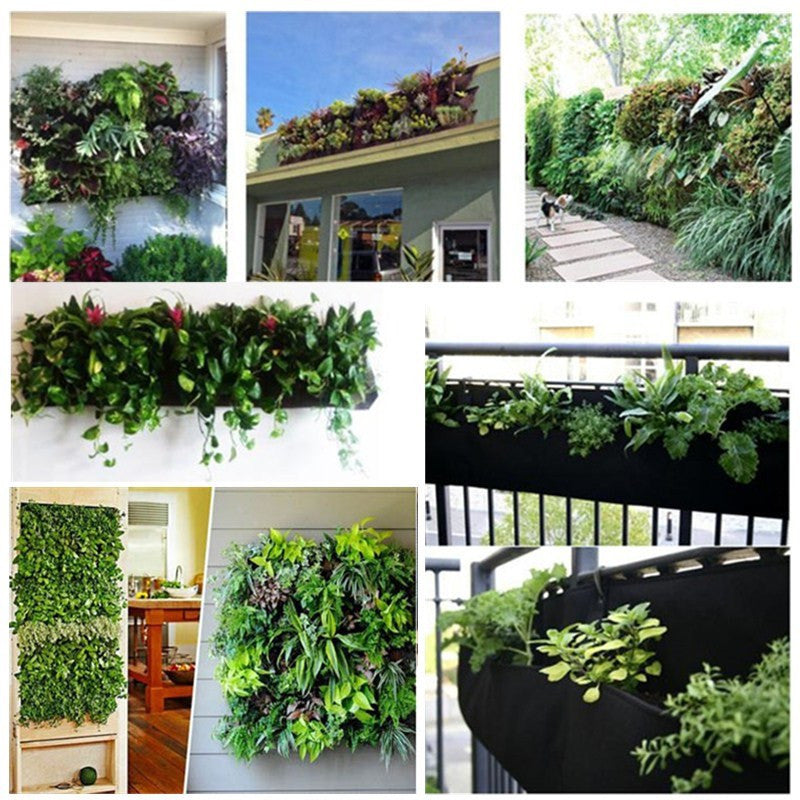 hanging garden wall planter Vertical Garden Outdoor Hanging Wall Planter – All About Tidy