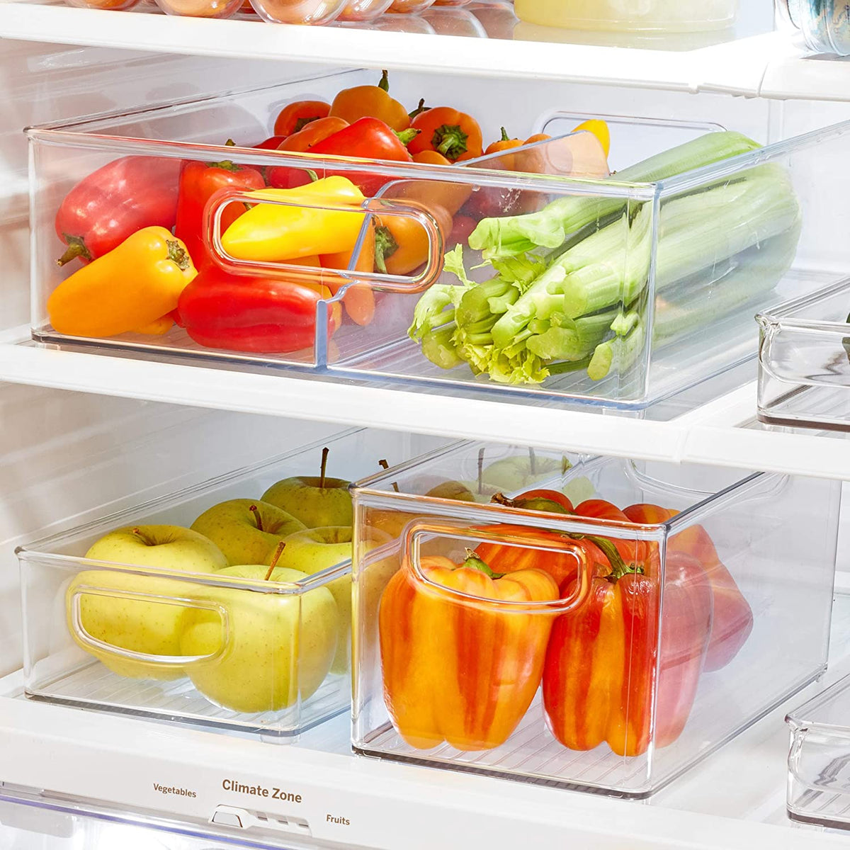 iDesign Refrigerator / Freezer / Pantry Storage Bins All About Tidy