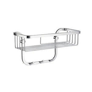 Wall Mount Shower Basket with Hooks
