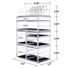 Acrylic Cosmetic Organizer Countertop Storage Display