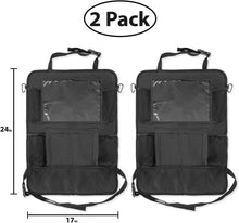 Car or Truck Vehicle Seat Back Multi-Pocket Organizer Accessory