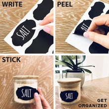 Premium Chalkboard Pantry Organizing Label Set with Chalk Pen