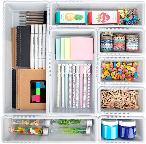 Large Fabric Organizer Bins for Home Office / Craft Room