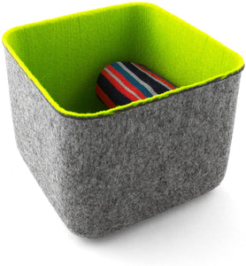 Three by Three Spring Green Felt Organizer for RV or Office- 5" x 5"