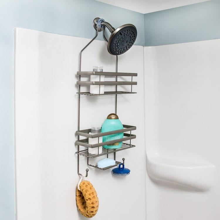 Shower Caddy Shelves, Tile Shower Shelf Organizer for Dorm