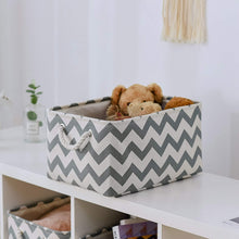 Large Fabric Organizer Bins for Home Office / Craft Room / Playroom Storage- Set of 3