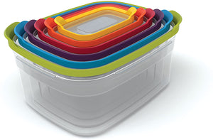 Joseph Joseph Nested Food Storage Containers with Airtight Lids