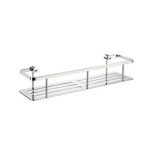 Wall Mount Long Straight Shower Basket Organizer