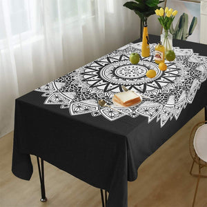 Black and White Mandala Wall Hanging Tapestry