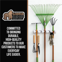 Gorilla Grip Premium Wall Mount Mop and Broom Holder