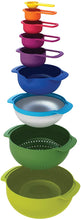 Joseph Joseph Nested Mixing Bowl Set with Colander and Measuring Cups