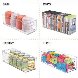 Acrylic Pantry and Refrigerator Food Storage Organizing Bins