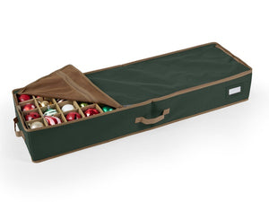 Slim Holiday Ornament Storage Box