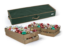 Slim Holiday Ornament Storage Box