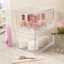 Acrylic Stackable Organizer Drawers- Set of 2