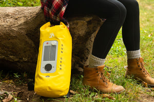 Sun Gear Waterproof Dry Bag with Solar USB Bluetooth Speaker & Phone Case