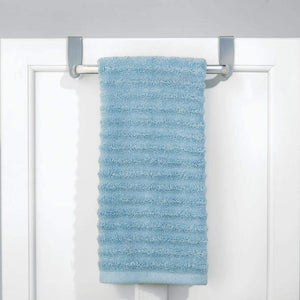 Over the Cabinet Door Hanging Towel Rack for Kitchens and Bathrooms