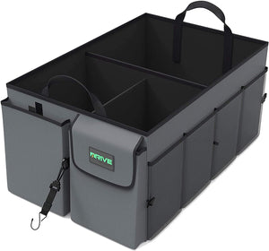 Car or Truck Space Saving Muli-Compartment Trunk Organizing Storage Bin